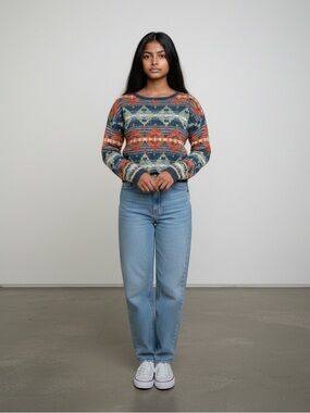 Vintage Denim & Supply Ralph Lauren Southwestern Sweater Size S Women’s Aztec